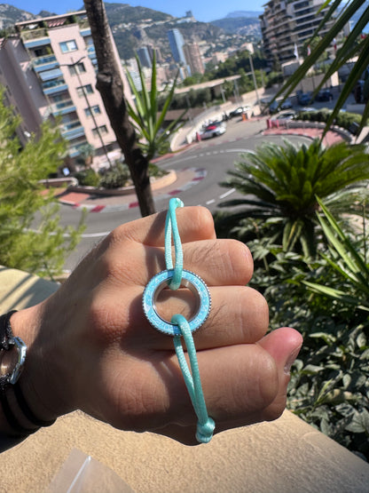 Bracelet Maison El Hammami — Édition Bleu turquoise