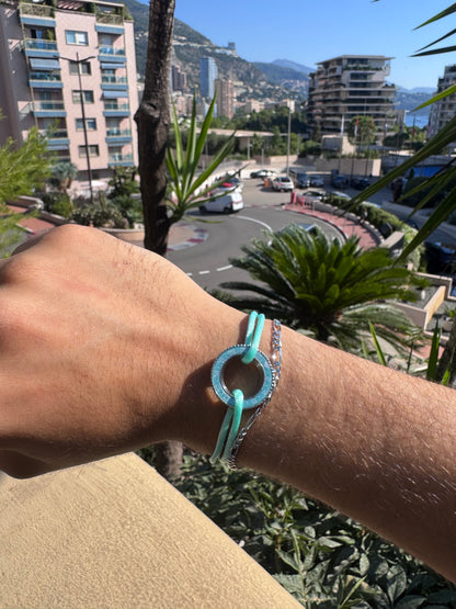 Bracelet Maison El Hammami — Édition Bleu turquoise